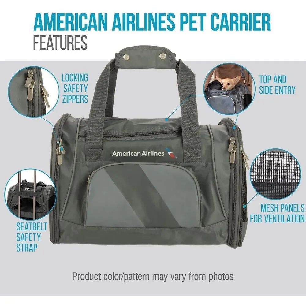 NIB!! Travel Pet Carrier, Airline Approved & Guaranteed On Board - Gray, Medium